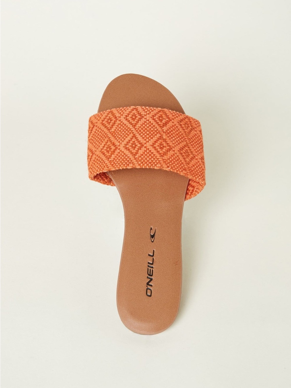 O'Neill Natalie Coral Rose Woven Slide Sandals